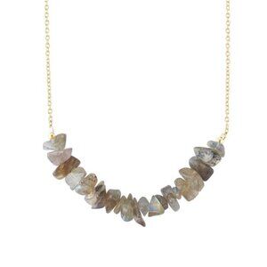 🌙 Labradorite Chakra Necklace | Intuition & Protection Crystal | Spiritual